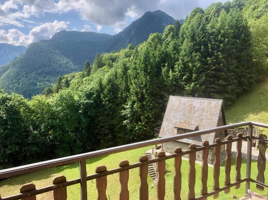 Appartamento Panoramico Casa Gerro Averara Bagian luar foto